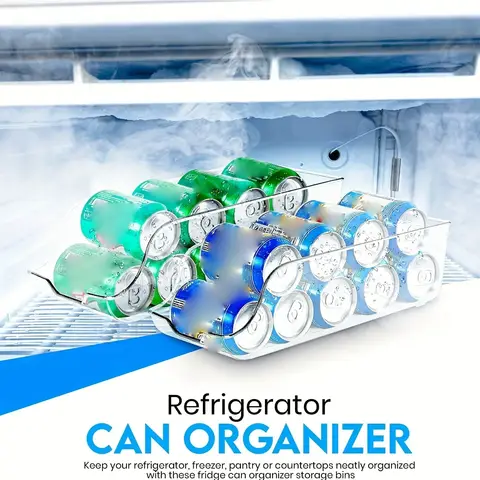 Rolling fridge can dispenser
