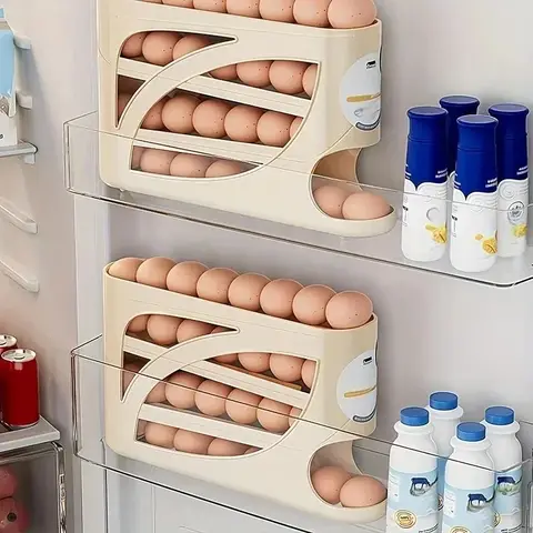 Rolling egg storage drawer