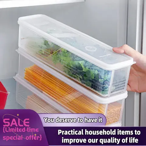 Clear sealed fridge boxes